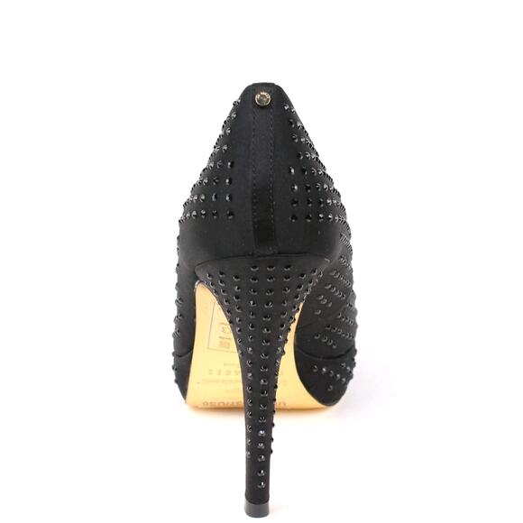 Ted Baker Svana Embellished Crystals Pump Peep-toe Shoes Heels Platform Size 7 - Picture 5 of 8